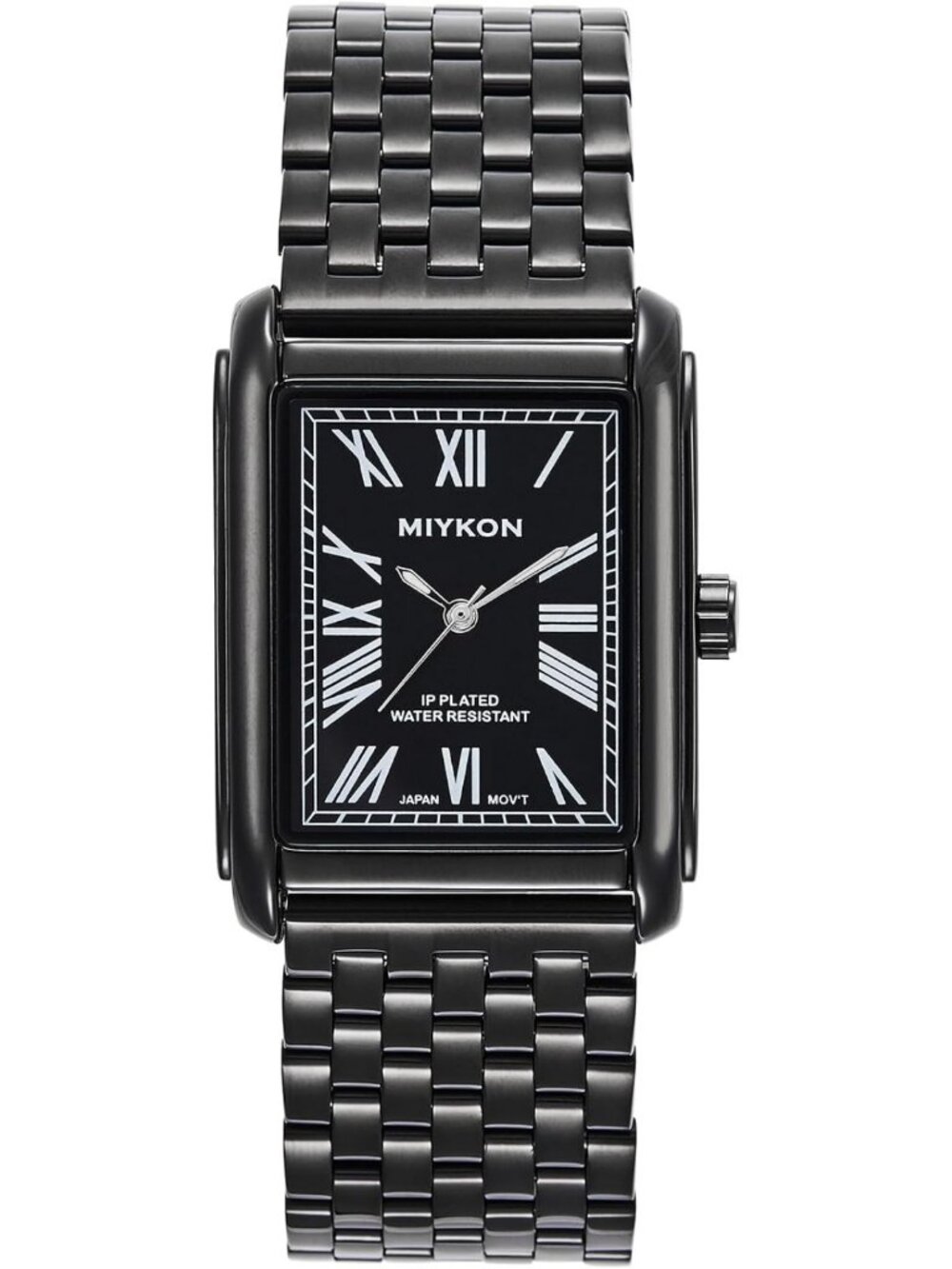 Vintage Men's Tank Dress Watch - Stainless Steel Bracelet, Water Resistant